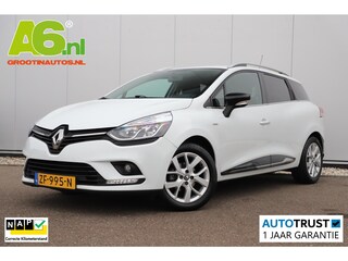 Renault Clio Estate 0.9 TCe Limited Navigatie Airco Cruise Control Bluetooth 16 inch LMV LED Donkere Ramen