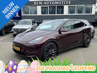 Tesla Model Y Performance AWD 75 kWh AFNEEMBARE TREKHAAK| CHERRY RED| VOLLEDIGE TESLA GARANTIE TOT 14-12-2027 OF 80K KM|1STE EIGENAAR ORIG. NL| AUTOPILOT| STOELVERWARMING VOOR + ACHTER|