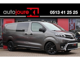 Toyota Proace 2.0 D-4D Black Line Long Dubbelcabine | Origineel NL | 2x Schuifdeur | Navigatie | Climate | Trekhaak |
