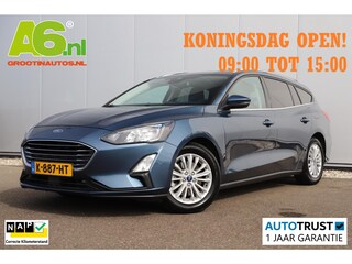 Ford Focus Wagon 1.0 EcoBoost Hybrid Titanium X Business Trekhaak Navigatie Achteruitrijcamera Winter Pakket Stuur & Stoelverwarming Carplay Android Cruise Control