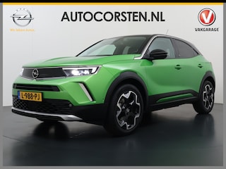 Opel Mokka Ultimate 50kWh 3-Fase Warmtepomp Adap.Cruise Stuur+Stoelverwarming Navi 360°Camera Ecc Apple Carplay Android Auto Pdc 11kw Laden SOH 88% Matrix Led Keyless Lmv DAB Lane Assist Privacy Glas Dealeronderhouden Origineel Nederlandse Auto Super Compleet!