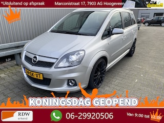 Opel Zafira 2.0 T OPC 7p. Leer/Stof, Clima, Navi, CC, PDC, LM, Trekh, nw. APK – Inruil Mogelijk –