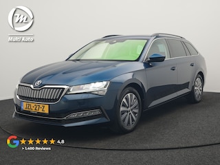 Skoda Superb Combi 1.4 TSI iV Ambition PHEV 218pk Dealer O.H. | Camera | Lederen Sportstoelen Memory & Verwarmd | Keyless | Apple Carplay | Virtual Cockpit | Navigatie | Cruise Control | DAB | Plug In Hybrid