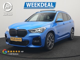 BMW X1 xDrive25e M Sport PHEV 221pk Dealer O.H | Trekhaak Afn. | Panodak | Camera | Sportstoelen & Sportstuur Verwarmd | Hifi Audio | Cruise Control | Sfeerverlichting | Navigatie | DAB | 19"L.M | Plug In Hybrid |