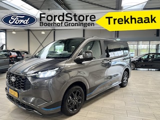 Ford Tourneo Custom Sport 340 2.5 PHEV 233 pk L1 8 persoons | Trekhaak | Winter Pack | Camera | 2x schuifdeur | B&O | LED | 17" | 4 seiz. banden | 1850kg trekgewicht