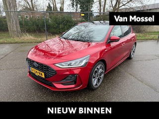 Ford Focus 1.0 EcoBoost Hybrid ST Line X | Panodak | Elek. stoel | Stoel/stuur voorruitverwarming | Trekhaak | Adaptive Cruise Control | BLIS | 18 inch LMV | B&O