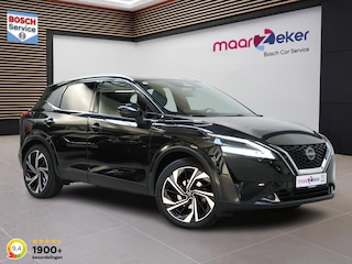 Nissan Qashqai 1.3 MHEV Xtronic Tekna Plus ✅Massagestoelen✅Memory Seats✅Stoelverw.✅Trekhaak✅Head-Up✅Dode Hoek✅Elect. Achterklep✅Key Less✅