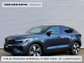 Volvo EC40 Single Motor Extended Range Plus Europa Automaat /  Dak Glossy Black / 20" velgen / Privacy Glass / Microtech Nubuck bekleding