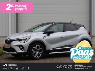 Renault Captur 1.0 TCe 90 Intens / Achteruitrijcamera / Parkeersensoren voor + achter / Elektrisch glazen schuif-/ kanteldak / Metaalkleur / Two-tone kleursamenstelling / Side-steps / Audio-navigatiesysteem full map / Apple Car Play & Android auto / LED / Armsteun voor / Bluetooth telefoonvoorbereiding / Cruise control / Automatische airco / Keyless /
