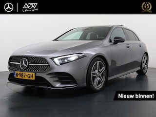Mercedes-Benz A-klasse 180 AMG Business Solution | Sfeerverlichting | Panorama - Schuifdak | Memory Seats | Multibeam LED Koplampen | Trekhaak | Augmented Reality
