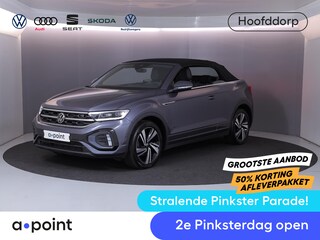 Volkswagen T-Roc 1.5 TSI R-Line 150 pk Automaat (DSG) | Navigatie | Trekhaak (afneembaar) | Parkeersensoren (Park assist) | Achteruitrijcamera | Windscherm | Stoel/stuur verwarming | R-Line |