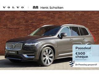 Volvo XC90 T8 Recharge AWD Ultimate Bright | Luchtvering | Bowers & Wilkins geluidsinstallatie | Panoramisch dak met schuif-/kantel functie | Verwarmbare voor-/achter stoelen | Ventileerbare stoelen voor | Massage Functie voor | 21'' Lichtmetalen velgen | Head-Up Display | Keyless entry/start |