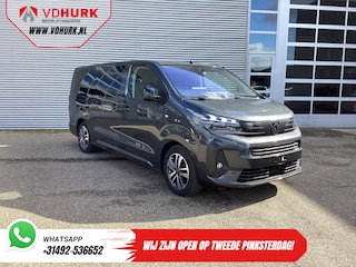 Peugeot Traveller L3 75kWh 348 km WLTP LED/ Snellader/ Pano/ 8 pers/ Adapt.Cruise/ Leder/ 2x Elek.Schuif/ Elek.stoelen/ Massage stoelen/ Stoelverw./ Stuurverw./ Carplay/ Navi/ Camera/ PDC/ LMV/ Climate