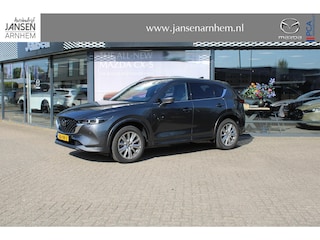 Mazda CX-5 2.0 e-SkyActiv-G M Hybrid 165 Takumi , Automaat, Trekhaak, Leer, 19 inch LMV, 360 View, NAVI, Adap. Cruise, Clima, Stuur en Stoelverwarming, Stoelventilatie, LKA, BSM, Auto. Achterklep