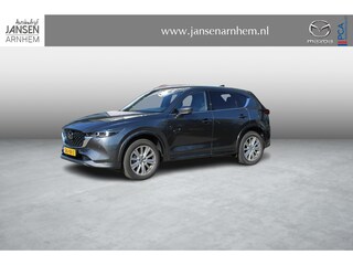 Mazda CX-5 2.0 e-SkyActiv-G M Hybrid 165 Takumi , Automaat, Trekhaak, Leer, 19 inch LMV, 360 View, NAVI, Adap. Cruise, Clima, Stuur en Stoelverwarming, Stoelventilatie, LKA, BSM, Auto. Achterklep