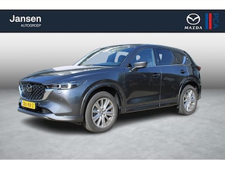 Mazda CX-5 2.0 e-SkyActiv-G M Hybrid 165 Takumi , Automaat, Trekhaak, Leer, 19 inch LMV, 360 View, NAVI, Adap. Cruise, Clima, Stuur en Stoelverwarming, Stoelventilatie, LKA, BSM, Auto. Achterklep