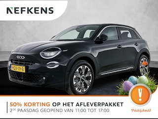 Fiat 600 1.2 Hybrid La Prima 145pk Automat | Elektrische Klep | Elektrische Bestuurdersstoel | Camera | Dodehoekdetectie | Adaptieve Cruise Control | Keyless Entry/Start | LED |