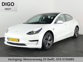 Tesla Model 3 Standard RWD Plus 60 kWh 1e EIG. SOH 92%!! GARANTIE TOT 2031* PARKEERSENSOREN V+A . PANORAMADAK . APPLE CARPLAY & ANDROID AUTO . STOELVERWARMING