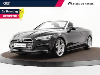 Audi A5 Cabriolet 40 TFSI 190pk S-tronic Design Pro Line Plus · Camera · Navigatie · Alarm Klasse 3 · P-Sensoren · Limiter · Stoelverwarming · Climatronic · Trekhaak · 19'' Inch ·