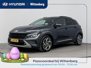 Hyundai Kona 1.6 GDI HEV PREMIUM SKY | TREKHAAK | SCHUIFDAK | LEDER | NAVI | CLIMA | CRUISE ADAPT. | CAMERA | 18'' LM VELGEN | APPLE CAR PLAY & ANDROID AUTO |