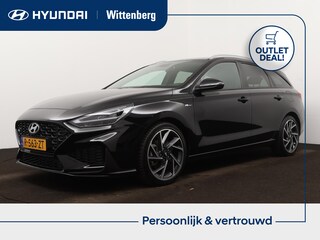 Hyundai i30 Wagon 1.5 T-GDi MHEV N LINE | LED | NAVI | CLIMA | CRUISE | CAMERA | KEYLESS | TREKGEWICHT 1410 KG | 18" LMVELGEN | ELEKTR. STOEL | FABRIEKSGARANTIE GELDIG T/M 2-2028! |