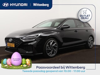 Hyundai i30 Wagon 1.5 T-GDi MHEV N LINE | LED | NAVI | CLIMA | CRUISE | CAMERA | KEYLESS | TREKGEWICHT 1410 KG | 18" LMVELGEN | ELEKTR. STOEL | FABRIEKSGARANTIE GELDIG T/M 2-2028! |