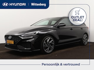 Hyundai i30 Wagon 1.5 T-GDi MHEV N LINE | LED | NAVI | CLIMA | CRUISE | CAMERA | KEYLESS | TREKGEWICHT 1410 KG | 18" LMVELGEN | ELEKTR. STOEL | FABRIEKSGARANTIE GELDIG T/M 2-2028! |