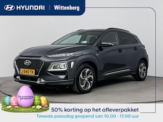 Hyundai Kona 1.6 GDI HEV FASHION | TREKHAAK | ALL SEASONS | NAVI | CAMERA | CRUISE | PRIVACY GLASS | DODEHOEK SPIEGELS | 16'' LM VELGEN | AUTOMAAT | HYBRID |