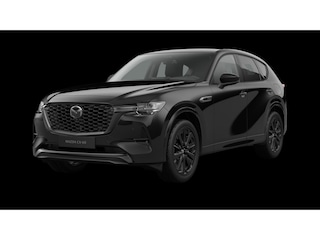 Mazda CX-60 e-Skyactiv PHEV Homura Business Edition - Zwart Nappa Leder | 12,3-inch TFT-kleurendisplay met bediening via centrale HMI Commander, touchscreen (voor Apple CarPlay / Android Auto™) of voice control | 12,3-inch digitale meterset | 20-inch lichtmetalen velgen, Black
