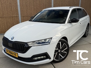 Skoda Octavia Combi 1.0 e-TSI Sport Automaat Trekhaak uitklapbaar | LED verlichting | Sfeerverlichting | Climate & cruise control | Lichtmetalen velgen 18 inch | Sportonderstel | Zwart optiek | Parkeersensoren voor en achter