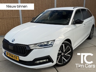 Skoda Octavia Combi 1.0 e-TSI Sport Automaat Trekhaak uitklapbaar | LED verlichting | Sfeerverlichting | Climate & cruise control | Lichtmetalen velgen 18 inch | Sportonderstel | Zwart optiek | Parkeersensoren voor en achter