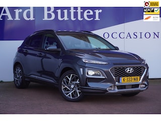 Hyundai Kona 1.6 GDI HEV Premium=NL+DEALER+Volleder+Led+Navigatie+Camera+stoel-verw+Krell-Audio+18"lmv = SUPER LUXE !!