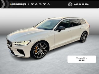 Volvo V60 T8 Twin Engine AWD Polestar Engineered | Plug-in Hybrid (PHEV) | Trekhaak | Head-Up Display | Stoelverwarming | Navigatie | Bowers & Wilkins Audio | Keyless Entry | Elektrisch Verstelbare Sportstoelen | Dodehoekdetectie | Adaptieve Cruise Control | 360 Graden Camera | Panoramadak | Zitverlenging | Elek. Achterklep | Park Assist | Getint Glas | Polestar LM velgen