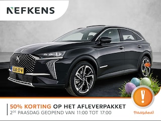DS 7 1.6 PHEV 4x4 Antoine de saint Exupéry 300pk Automaat | Schuif-/Kanteldak | Elektrische Bestuurdersstoel | Elektrische Klep | Leder | Full-LED | Stoelverwarming | Focal | 20"LMV |