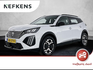Peugeot 2008 EV Allure 50 kWh 136pk Automaat | 3 Fase | Schuif-/Kanteldak | Navigatie | Rondomzicht Camera | LED | 17"LMV | Climate Control | Cruise Control | Dodehoekdetectie | Apple Carplay/Android Auto |