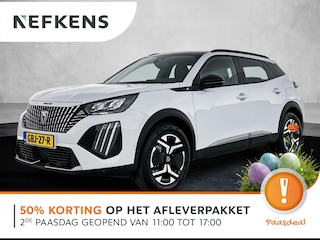 Peugeot 2008 EV Allure 50 kWh 136pk Automaat | 3 Fase | Schuif-/Kanteldak | Navigatie | Rondomzicht Camera | LED | 17"LMV | Climate Control | Cruise Control | Dodehoekdetectie | Apple Carplay/Android Auto |