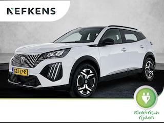 Peugeot 2008 EV Allure 50 kWh 136pk Automaat | 3 Fase | Schuif-/Kanteldak | Navigatie | Rondomzicht Camera | LED | 17"LMV | Climate Control | Cruise Control | Dodehoekdetectie | Apple Carplay/Android Auto |