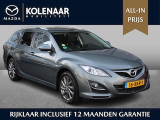 Mazda 6 Sportbreak 1.8 Exclusive GT /Dealeronderhouden/Trekhaak/Airco/Cruise/Stoelverwarming voor/17 inch LMV