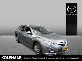Mazda 6 Sportbreak 1.8 Exclusive GT /Dealeronderhouden/Trekhaak/Airco/Cruise/Stoelverwarming voor/17 inch LMV