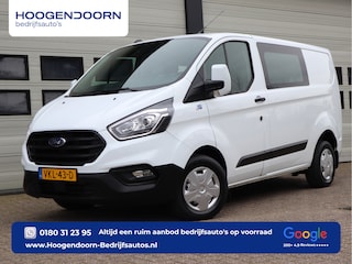 Ford Transit Custom 280 2.0 TDCI 130pk Euro 6 - DC 5 Pers. - Trekhaak - Airco - Navi