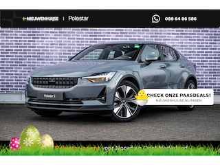 Polestar 2 Long Range Single Motor 78 kWh | Pilot lite pack | Adaptive cruise control | 360 camera | Stoelverwarming | Google Maps navigatie | Dode hoek detectie BLIS | LED koplampen | Keyless | Apple Carplay / Android Auto | SoH 94%
