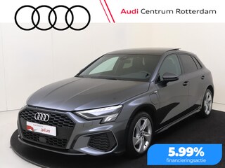 Audi A3 Sportback 40 TFSI S line | SoH 92% | Panoramadak | Navigatie Plus | Virtual cockpit Plus | Adaptieve cruise control | Parkeerassistent | Stoelverwarming | Lederen bekleding | Full LED verlichting |