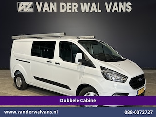 Ford Transit Custom 2.0 TDCI 130pk L2H1 Dubbele Cabine Inrichting Euro6 Airco | 5-Zits | Imperiaal | LED | Cruisecontrol Stoelverwarming, Parkeersensoren