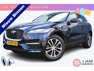 Jaguar F-Pace 2.0t AWD R-Sport | Incl. 12 maanden Garantie | Elektrisch wegklapbare trekhaak | Panorama dak | Alcantara hemelbekleding | Elektrisch verstelbare stoelen met Memory | Stoelverwarming Voor + Achter | Achteruitrijcamera | Meridian Audiosysteem | Dodehoekdetectie | Keyless start | Climate controle | Navigatie | Apple CarPlay/Android Auto | Elektrische kofferbakklep |