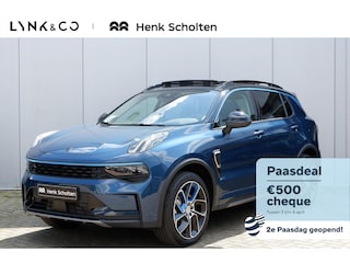 Lynk & Co 01 262PK | Panoramadak | Achteruitrijcamera | Elektrische bestuurdersstoel met geheugen | Stoelverwarming | Actieve bochtverlichting | Adaptieve Cruise Control | Stuurassistent | Lane Assist | Navigatie | Elektrische Achterklep | Keyless Entry | Dodehoekassistent