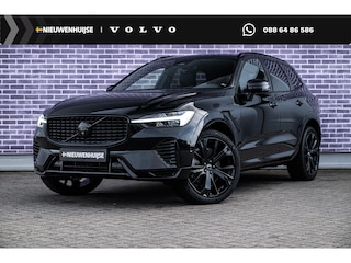 Volvo XC60 2.0 T6 Plug-in hybrid AWD Plus Black Edition | Adaptieve Cruise Control | Panoramadak | Harman Kardon Audio | Stoel-/Stuur-/Voorruitverwarming | Dodehoek Detectie | 360° Parkeercamera |