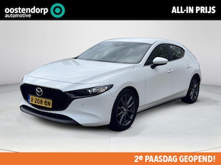 Mazda 3 2.0 e-SkyActiv-G M Hybrid 122 Luxury Apple Carplay / Android Auto | Navigatie | Adaptieve Cruise Control | 360 Camera | Stoel / Stuurverwarming | Dodehoek Assistentie | Lichtmetaal | LED-Verlichting |