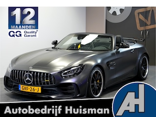 Mercedes-Benz AMG GT R Roadster 430kW/585pk DKG7 1/750! DISTRONIC PLUS + VIRTUAL COCKPIT + BURMESTER 3D SOUND + CAMERA + BLIS + + STOELVERWARMING + AIRSCARF + MBUX NAVIGATIE + ACHTERASBESTURING + HOMELINK + PARKSENSOREN + 19"/20" LM-VELGEN!