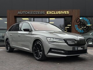Skoda Superb Combi 1.4 TSI iV Sportline Business Panoramadak Adapt. Cruise LED Standkachel Trekhaak 19''LM