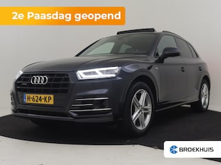 Audi Q5 50 TFSI e quattro S edition 299pk S-TRONIC/AUTO | Panoramadak | Luchtvering | Trekhaak | Elektrische achterklep | Navigatie | Dodehoek detectie | 19" LMV